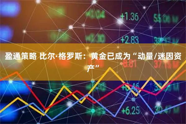 盈通策略 比尔·格罗斯：黄金已成为“动量/迷因资产”
