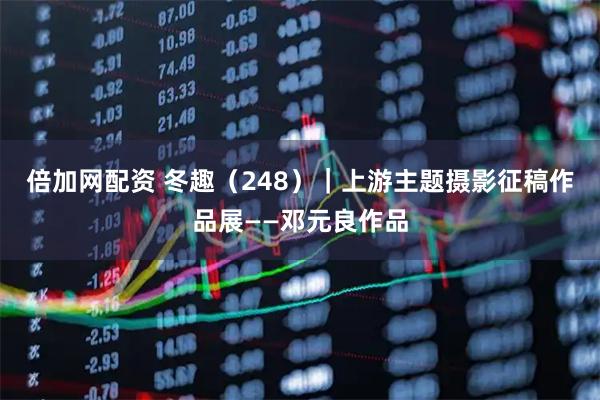 倍加网配资 冬趣（248）｜上游主题摄影征稿作品展——邓元良作品