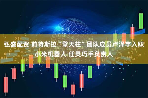 弘盛配资 前特斯拉“擎天柱”团队成员卢泽宇入职小米机器人 任灵巧手负责人